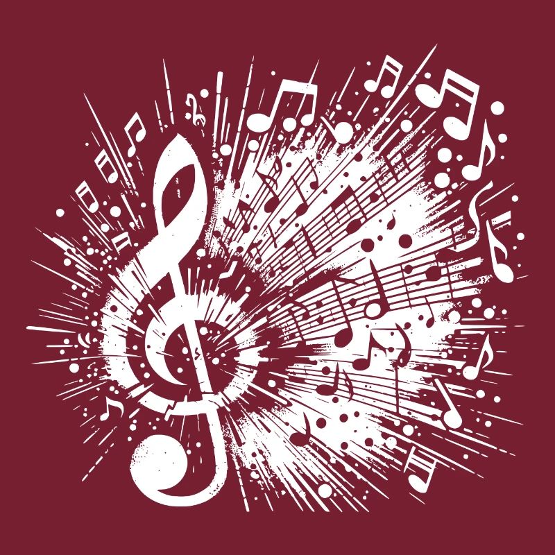 Exploding Music Clef Scale