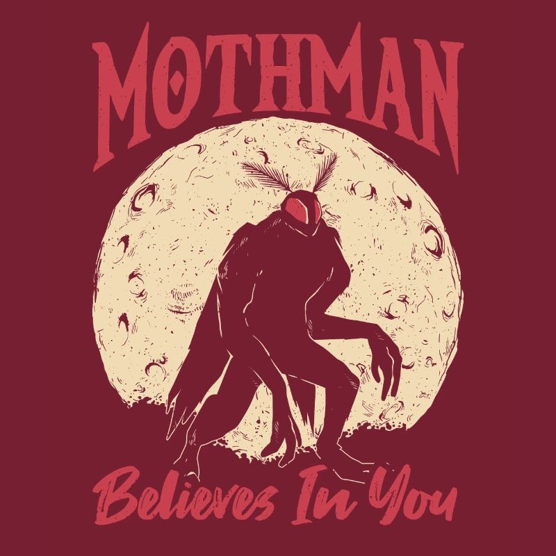 Cryptid Monster Mothman glaubt an dich