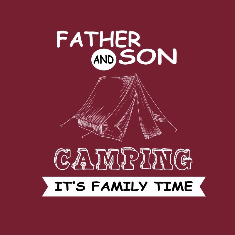 Father And Son - Camping