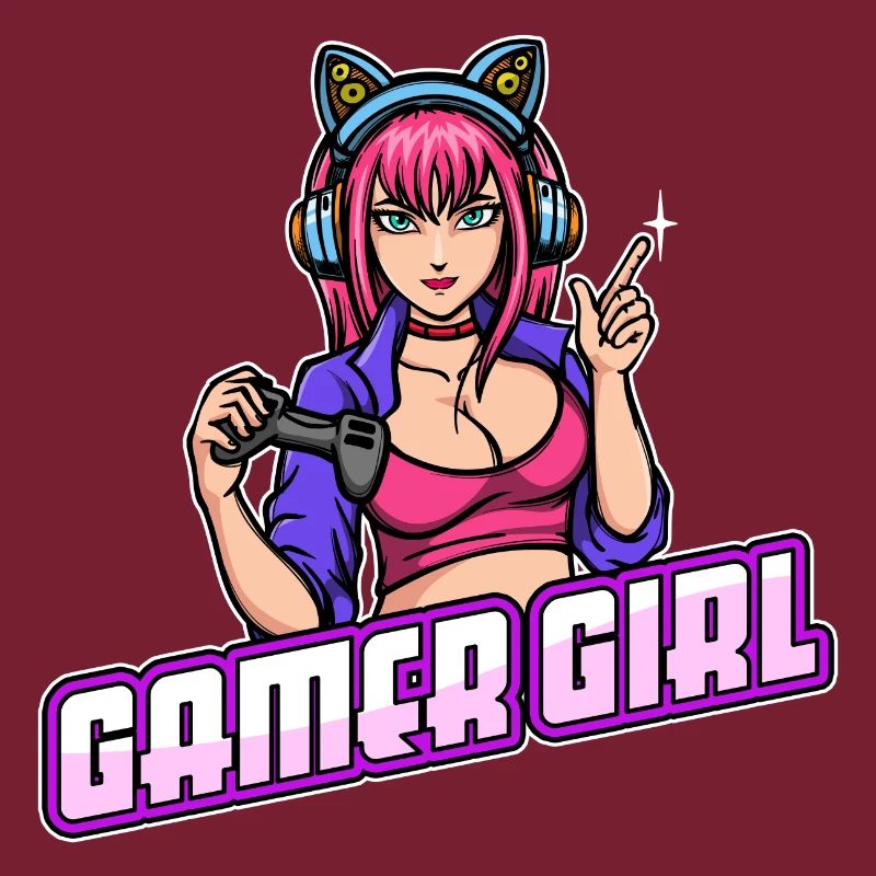 Gamer Queen Headset Controller Zocker