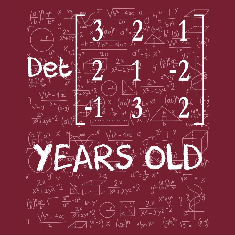 27th birthday 27 years matrix determinant