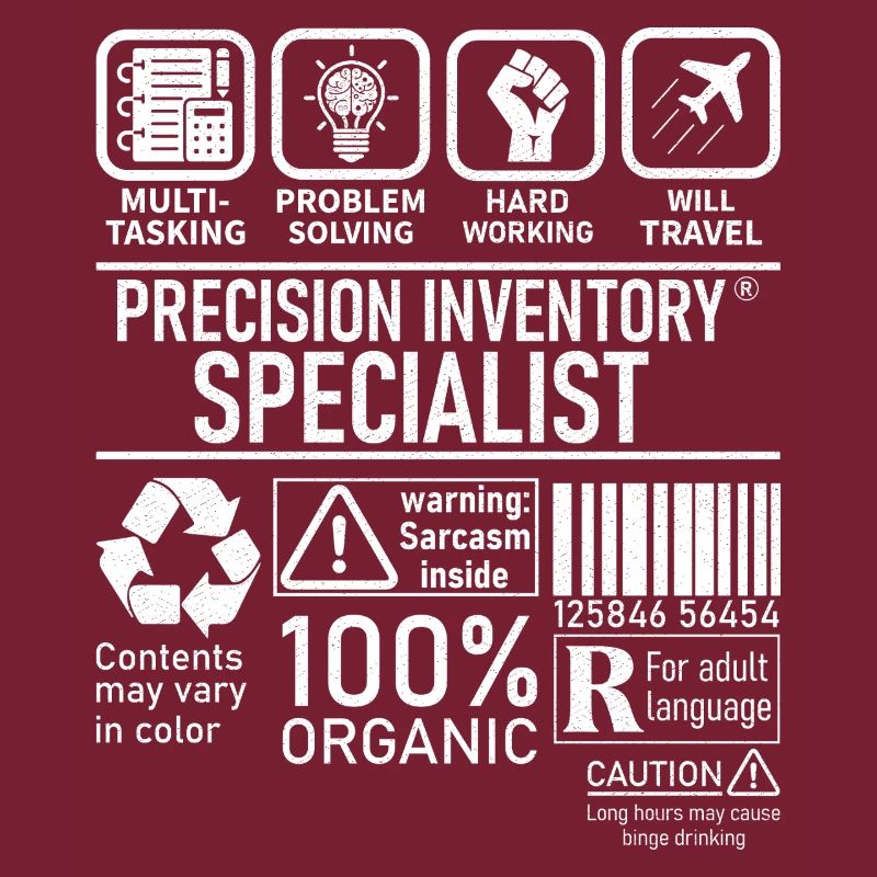 Precision Inventory Specialist multi tasking