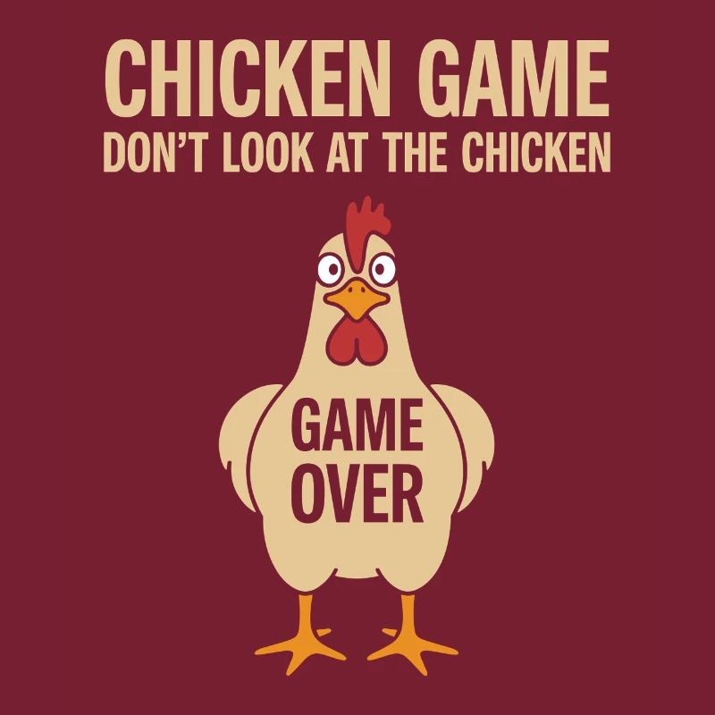 Jeu de poulets de théorie de jeu