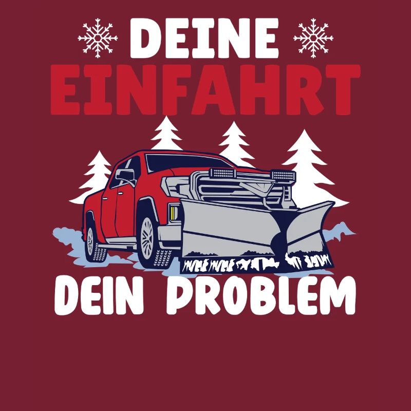 Schneepflugfahrer DEINE EINFAHRT DEIN PROBLEM