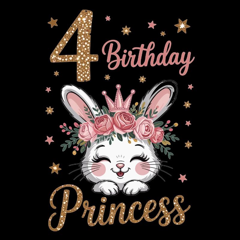 Filles 4 ans anniversaire princesse chemise