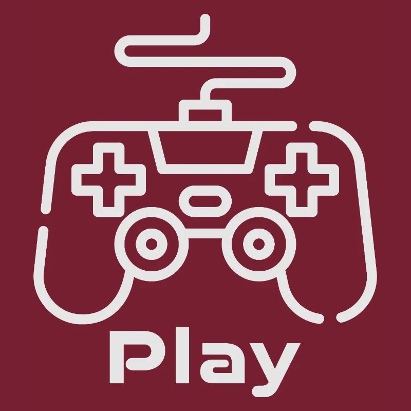 Retro Gaming Controller Illustration