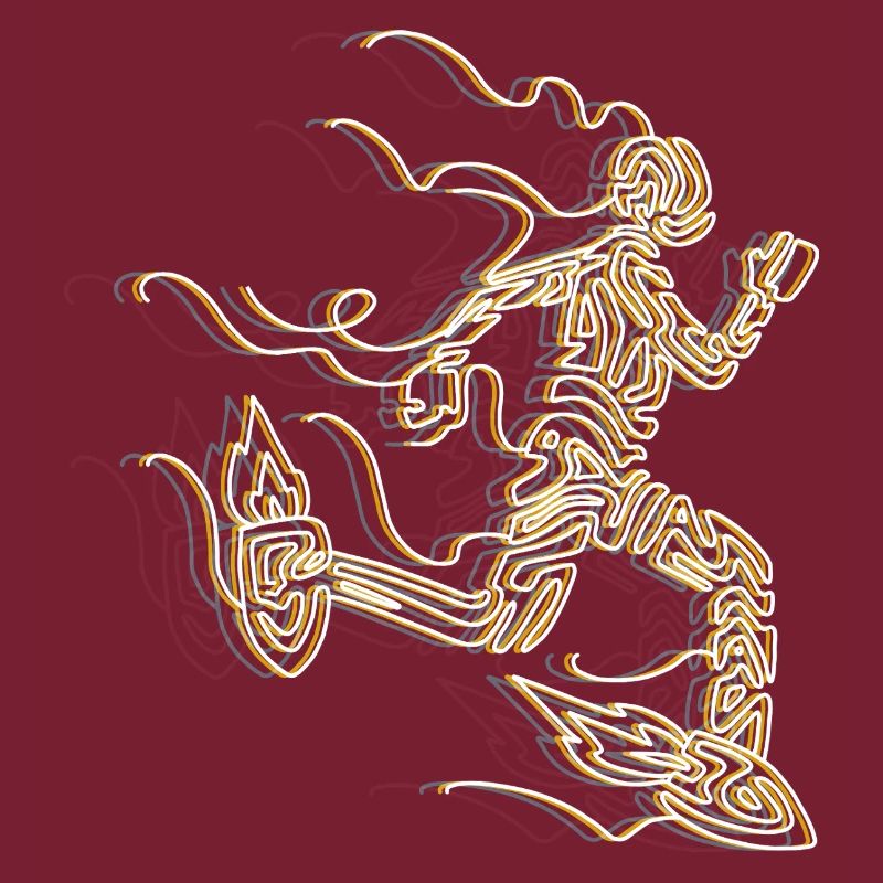 Stilisierter Rocket Runner