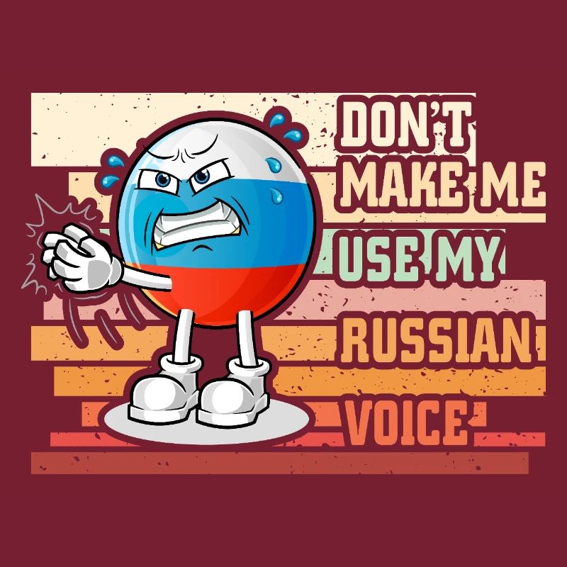 Ne me forcez pas à utiliser ma voix russe