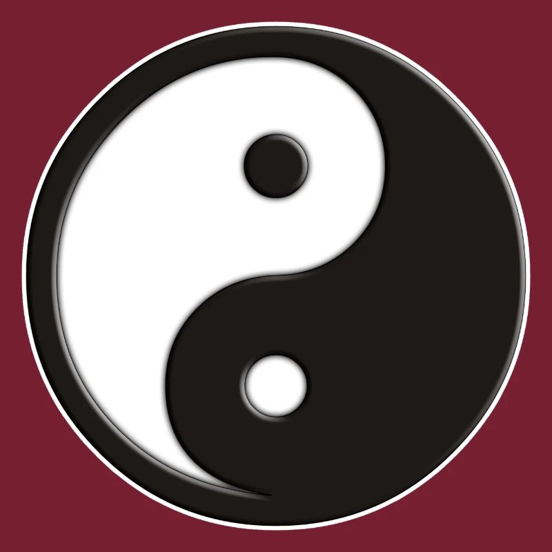 Yin & Yang symbol | black and white