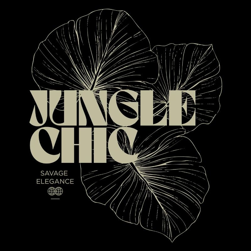 Tropical Monstera Leaf Pattern Design