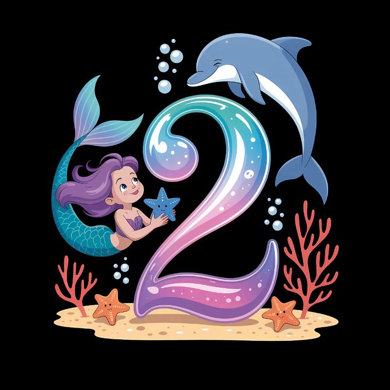 Sirène 2e anniversaire 2 ans