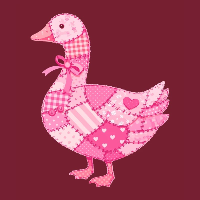 Patchwork Duck Pink