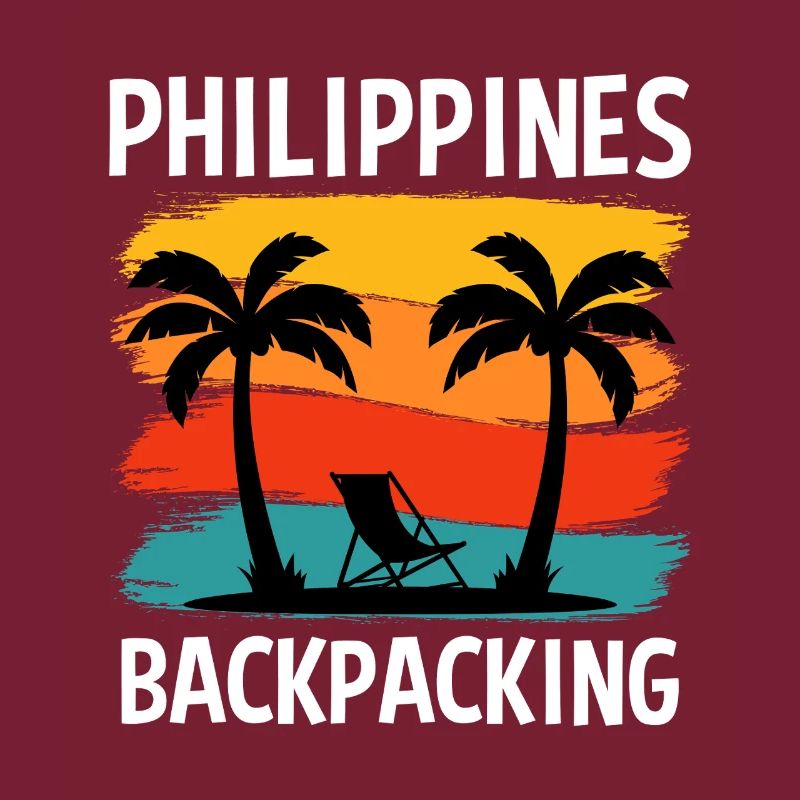 Philippines Backpacking Sunset Design