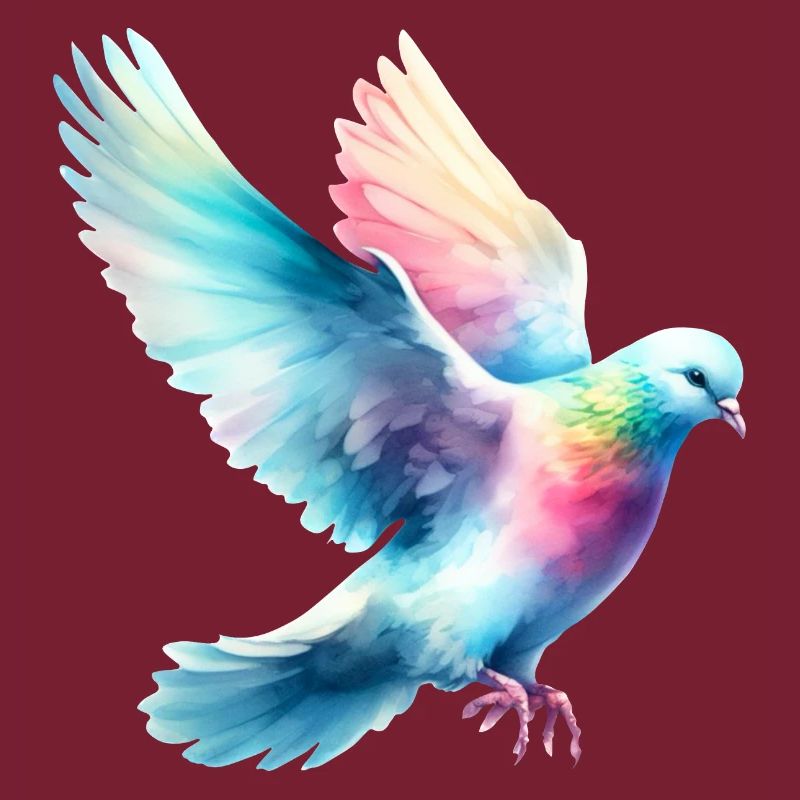 Rainbow Flight: Flying Dove