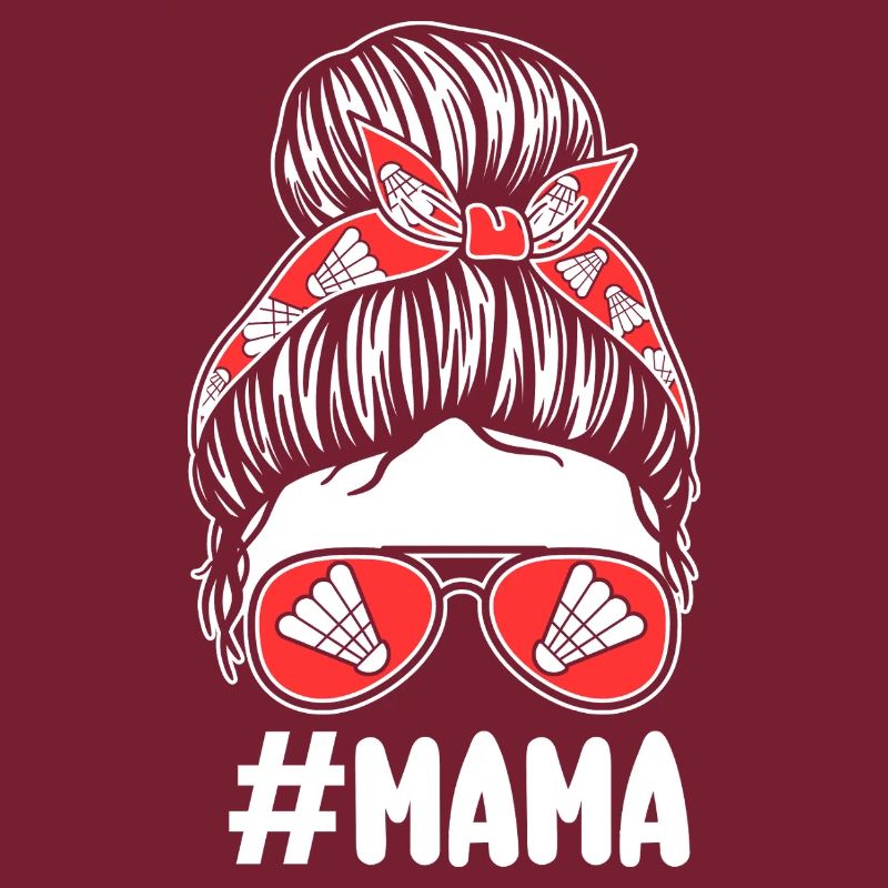 Federball Mama Mutter Badminton