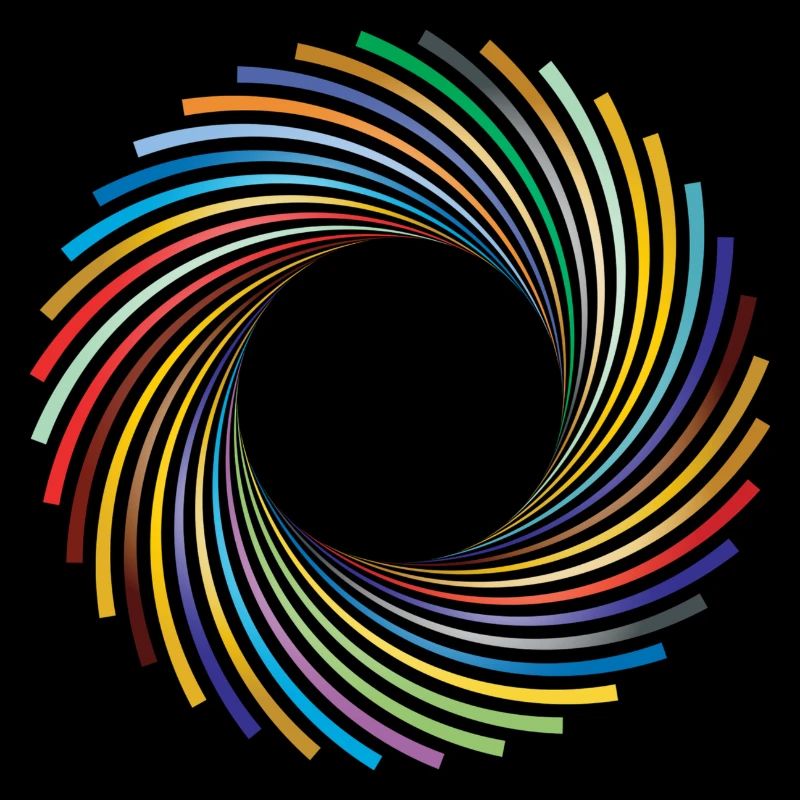 Camera aperture abstract