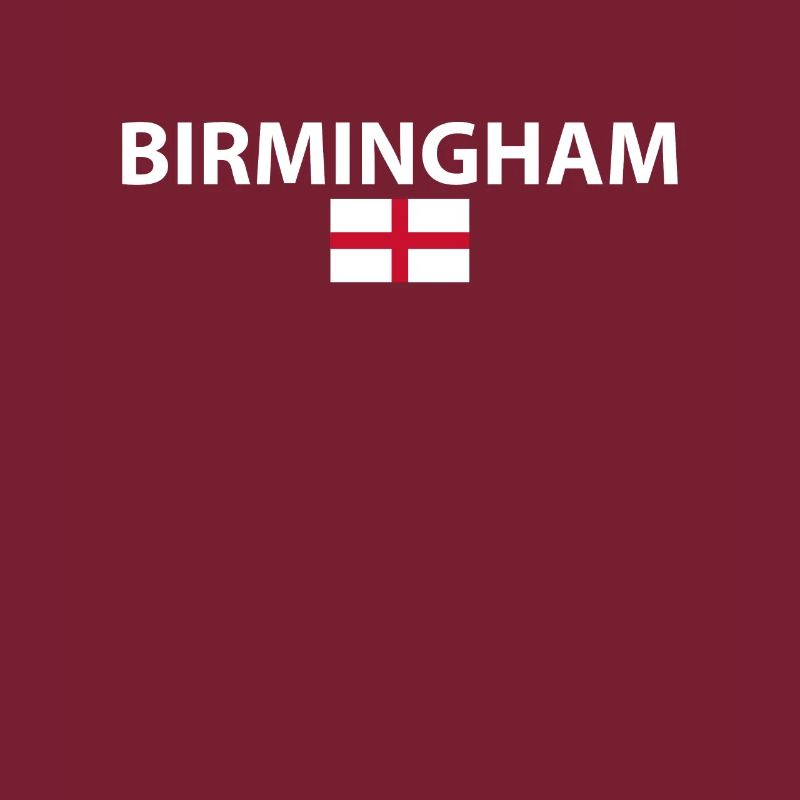 Birmingham Angleterre Drapeau anglais Anglais