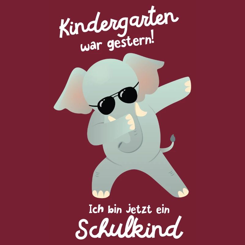 Einschulung - Dabbing Elefant Dab - Schulkind