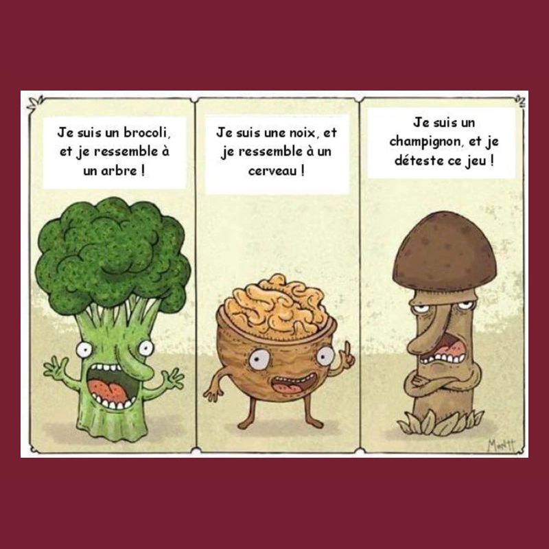 Joke between vegetables
