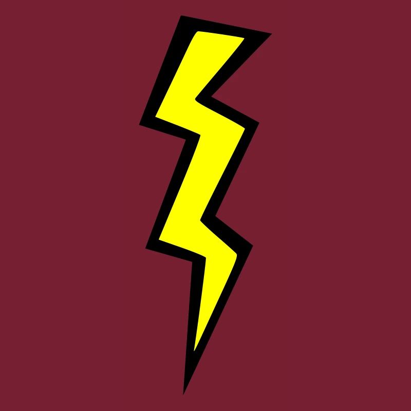 two colored lightning