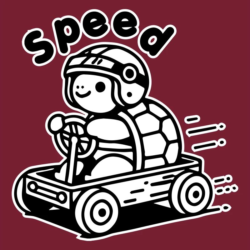 Turtle Racing eine Seifenkiste - "Speed" Design