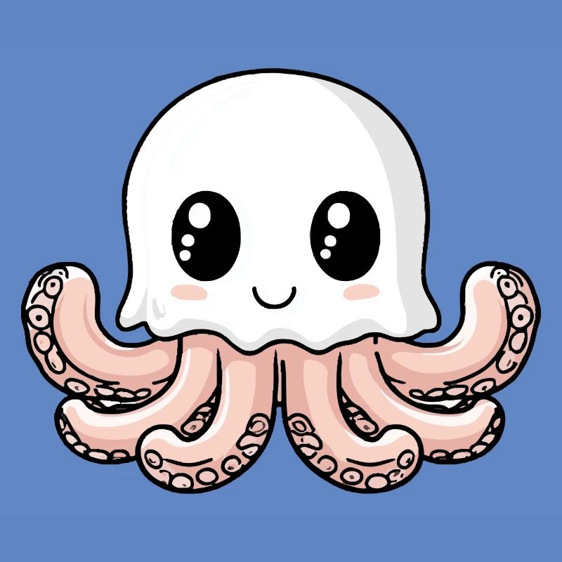 Oktopus Halloween Comic Geist