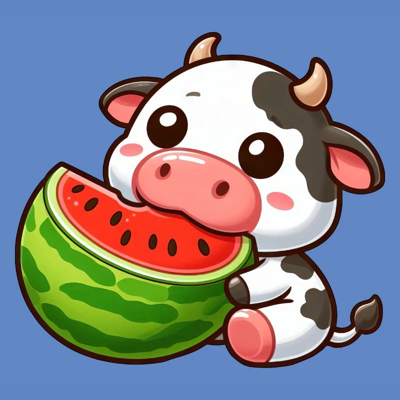 Drôle de vache Bull Melon pastèque d’été