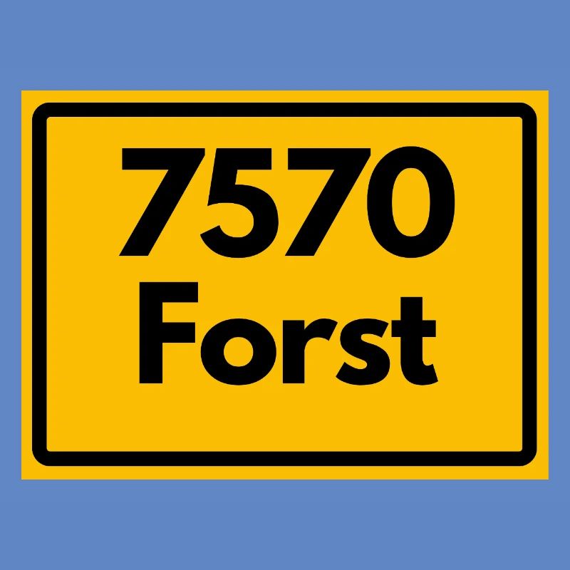 ANCIEN CODE POSTAL RETRO 7570 FORST