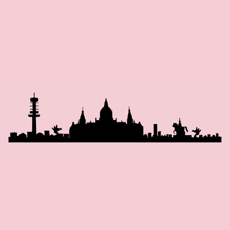 Hanover skyline - silhouette - Lower Saxony