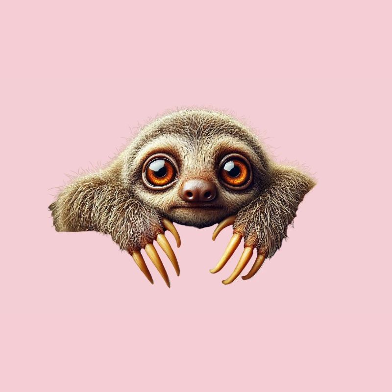 Just hang out like a sloth