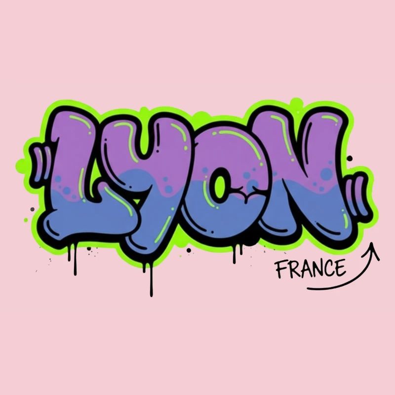 Lettrage graffiti Lyon
