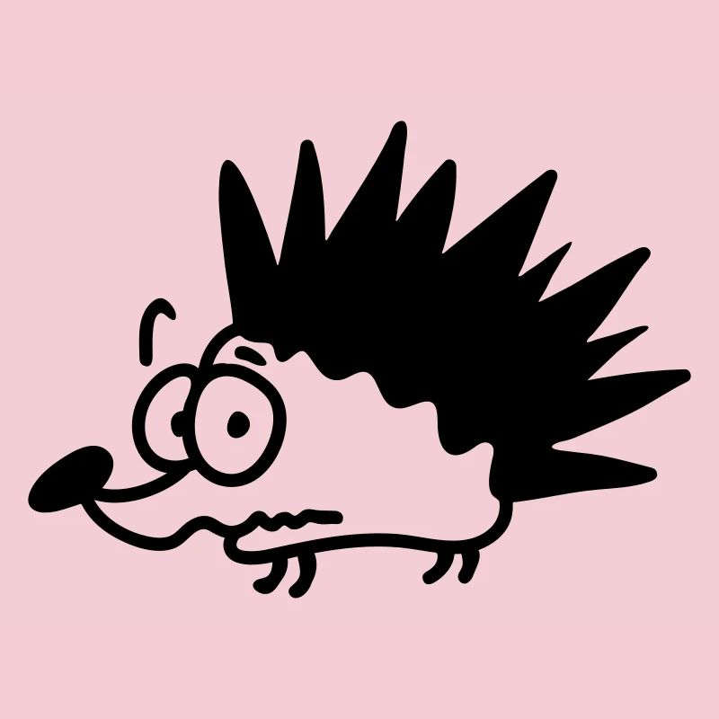 anxious Igel - line