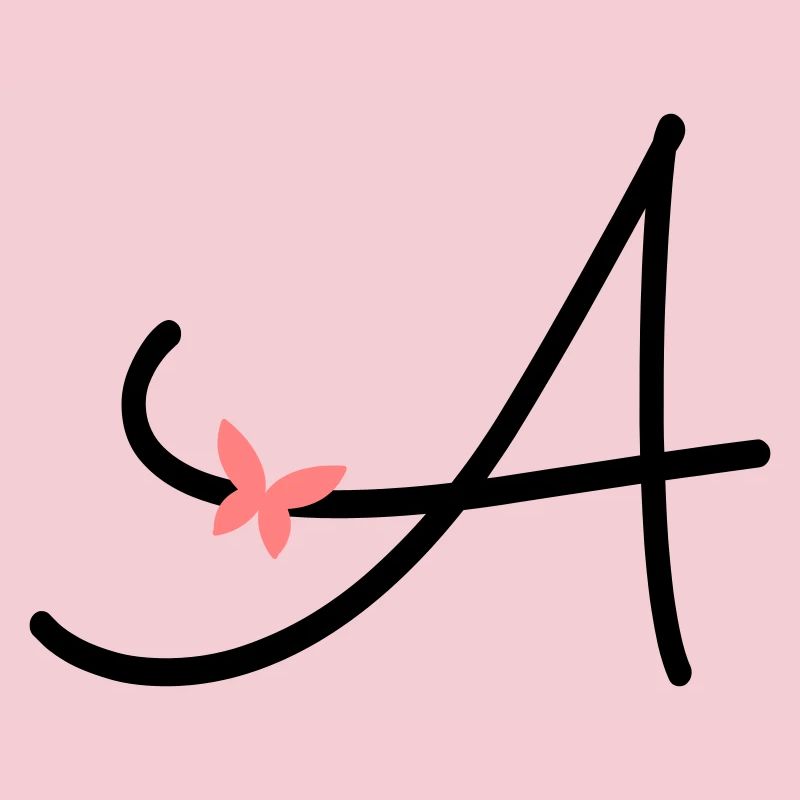 Buchstabe A Anfangsbuchstabe Schmetterling