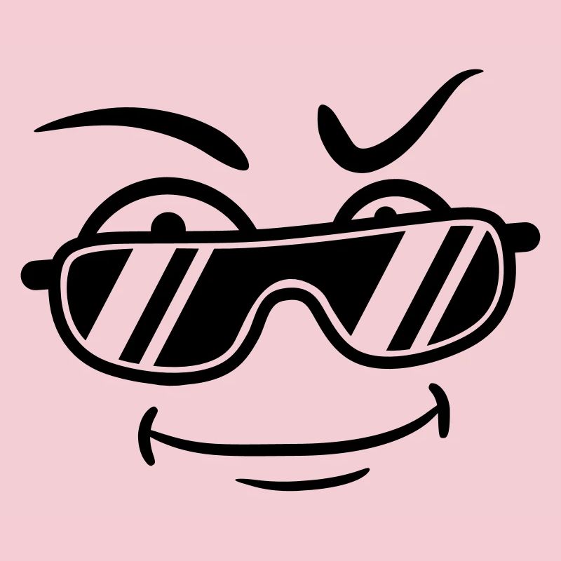 Cool Kerl Sonnenbrille Typ grinsen