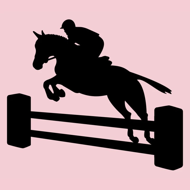 Springreiter einfarbig