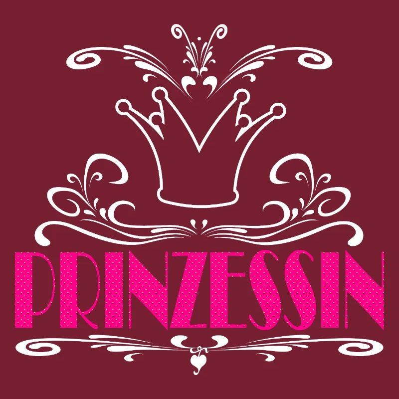 Prinzessin Pink mit Krone