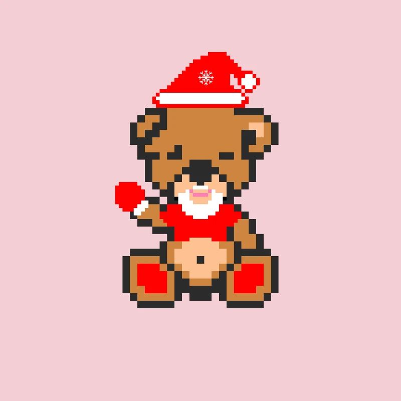 Pixel Bear Xmas