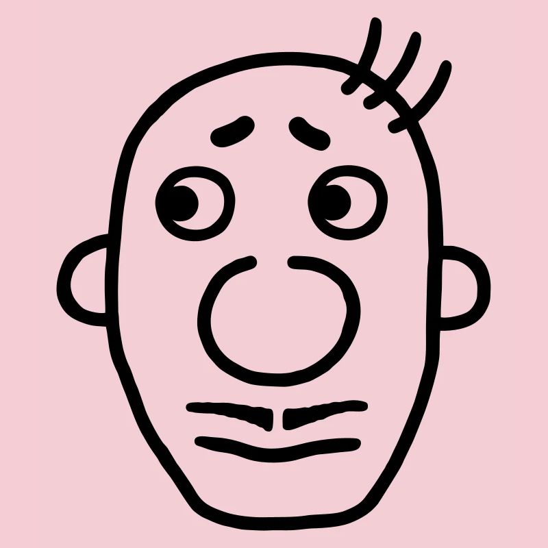 Mann mit Schnurrbart / Oberlippenbart