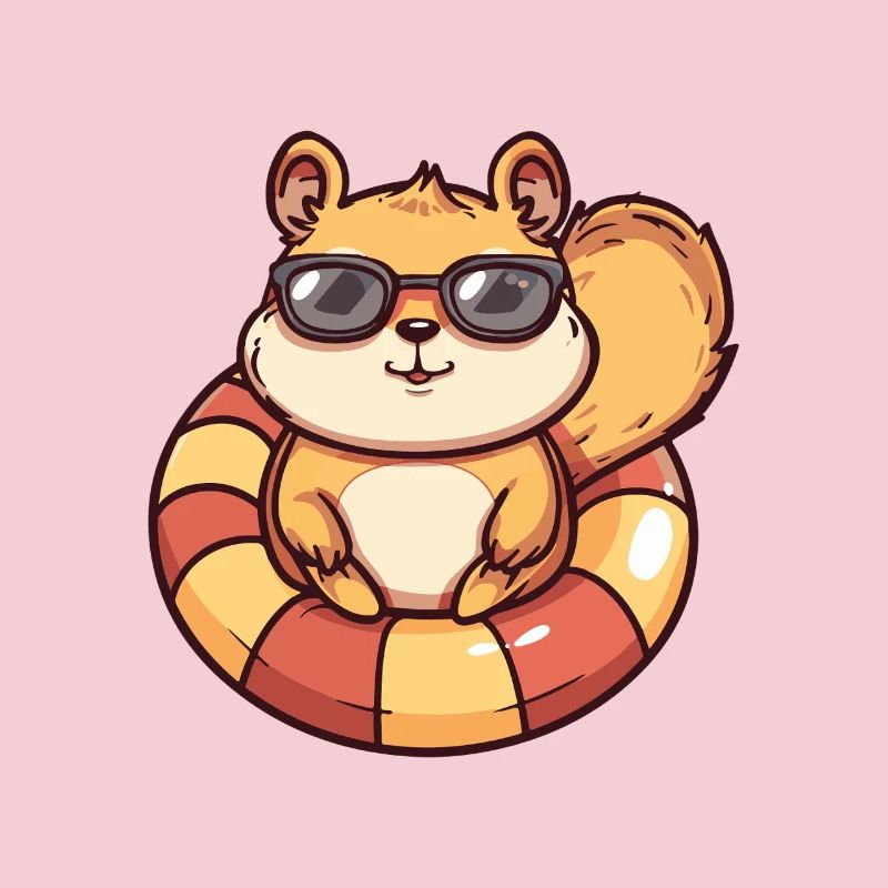 Eichhörnchen Comic Cool