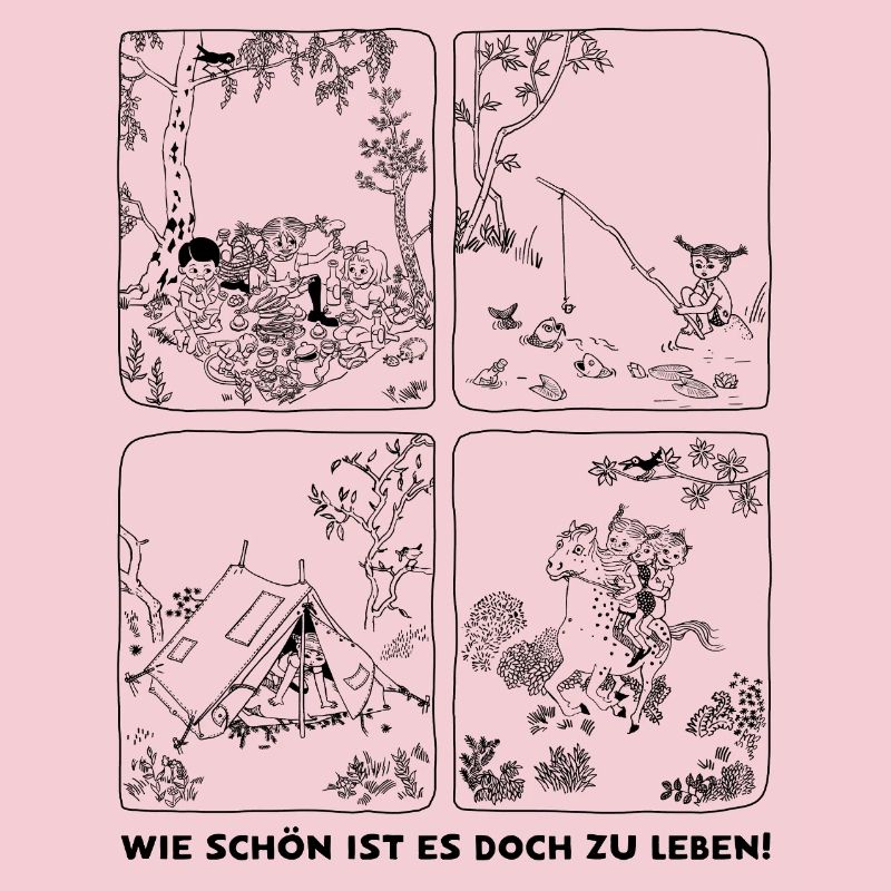 Pippi Langstrumpf Kacheldesign Mit Spruch