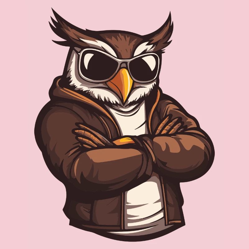 Owl Comic Cool
