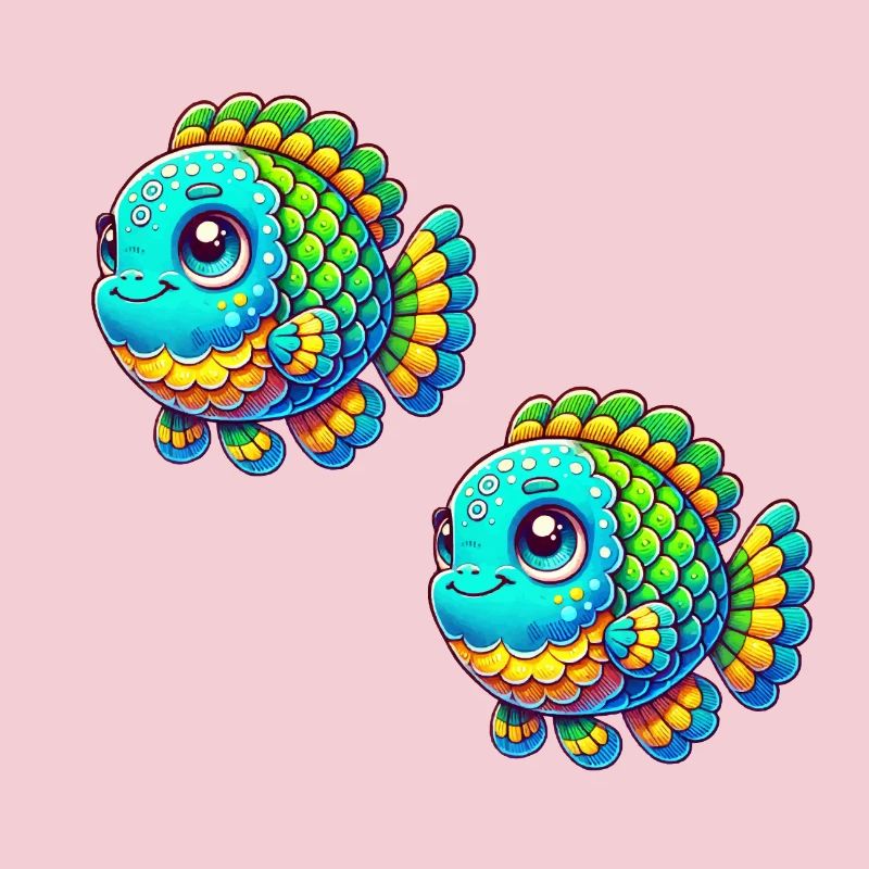 bande dessinée de poisson