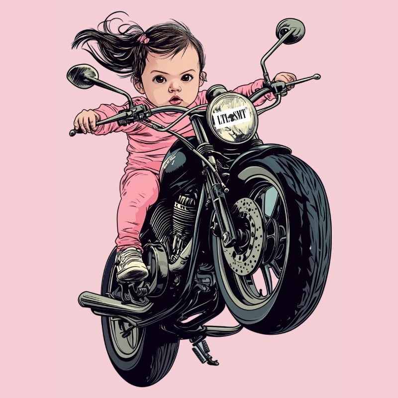 Bébé motard