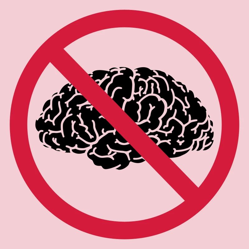 pas de cerveau permis