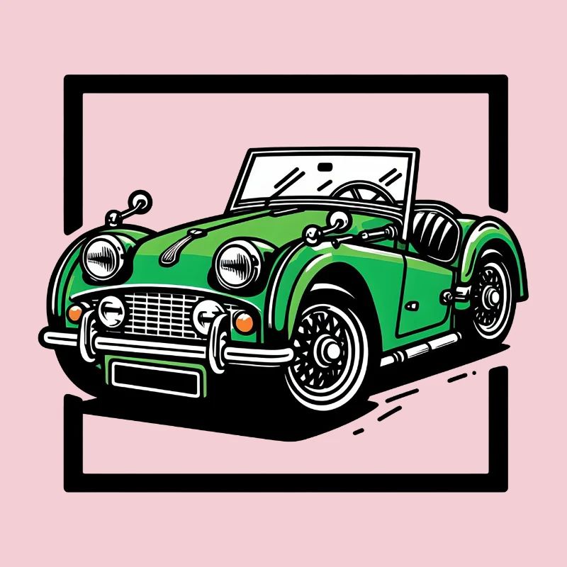 Grünes Oldtimer