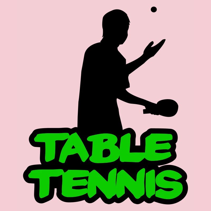 Neon Graffiti Table Tennis Lettering