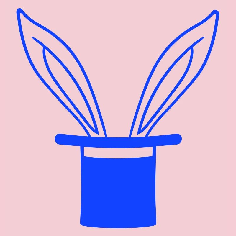 Lapin Chapeau Haut de forme Wizard Lapin Wizard Trick