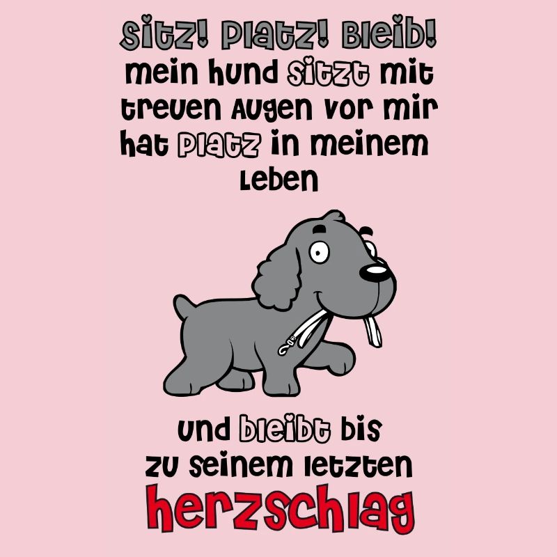 Hund Sitz!Platz!Bleib!