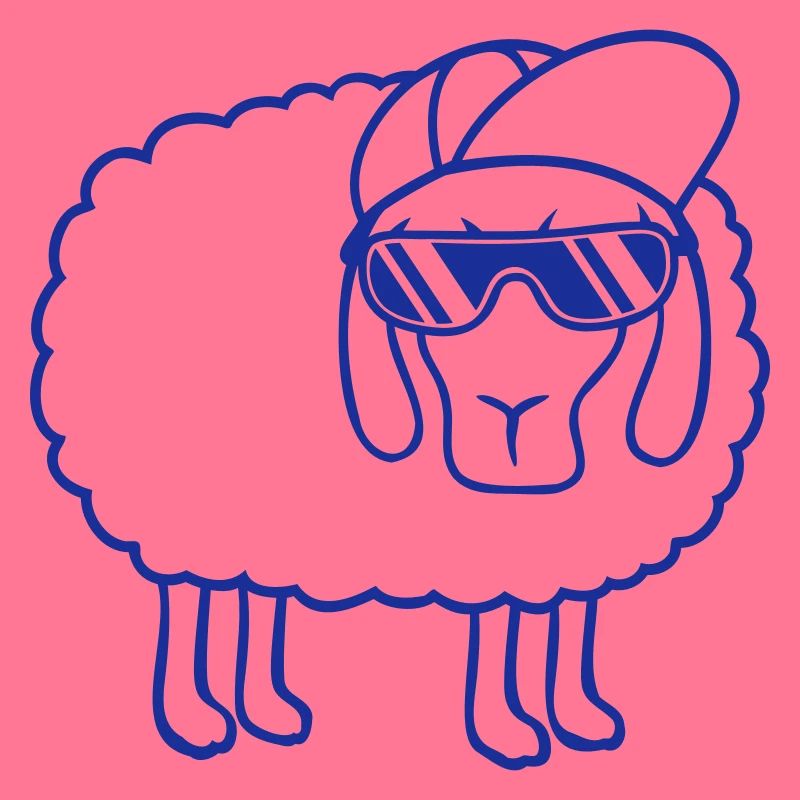 Cool Sheep Lunettes de soleil Cappy Cap Summer Fun