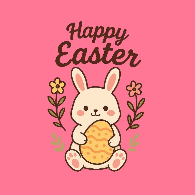 Bunny with an Easter Egg